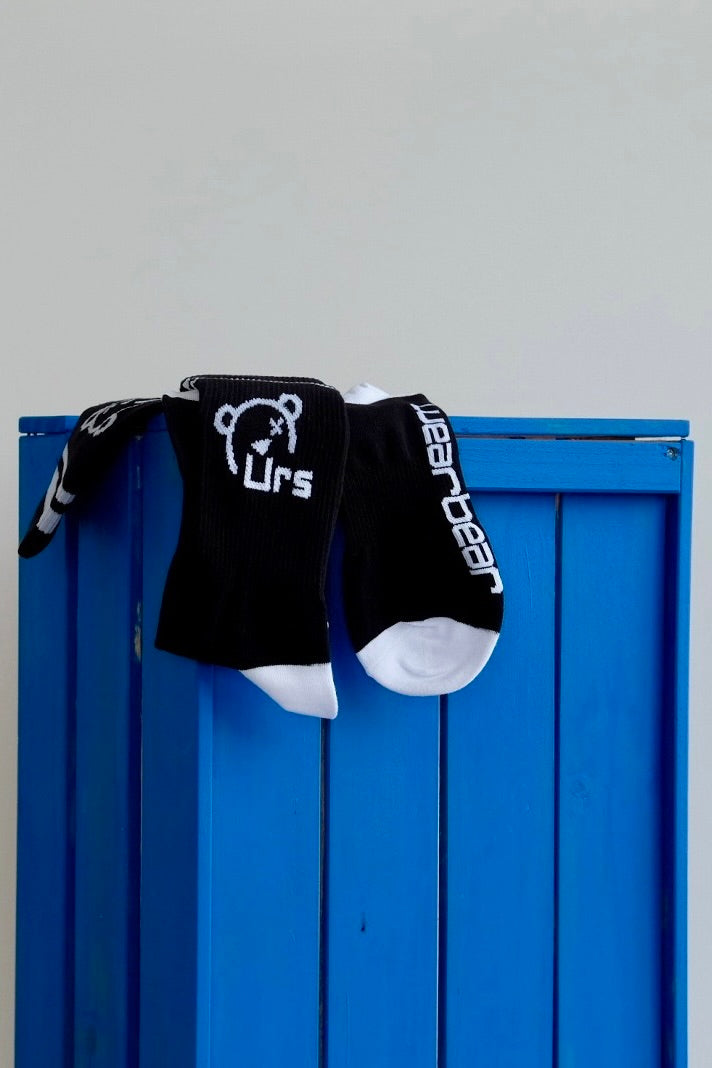 Urs Sock Black and White