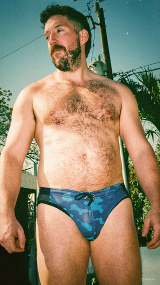 SwimUrs: Recon Blue Camo