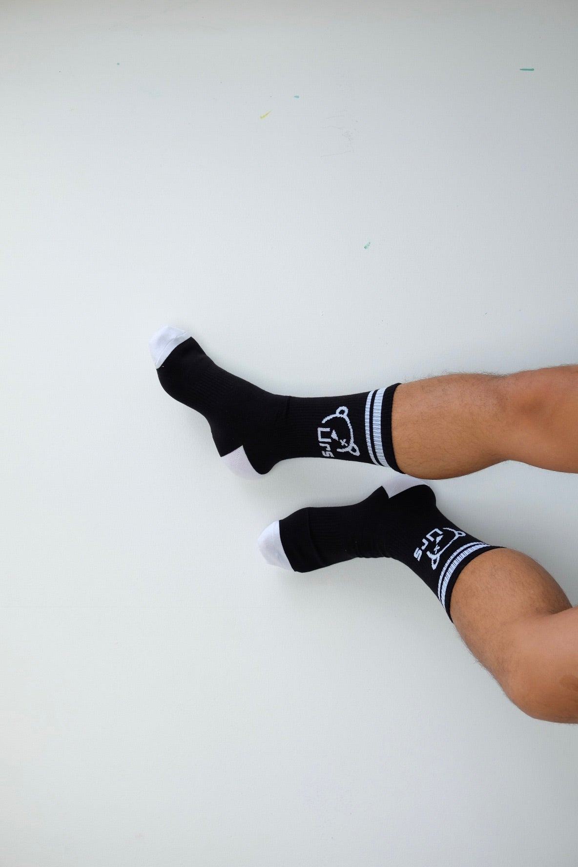 Urs Sock Black and White