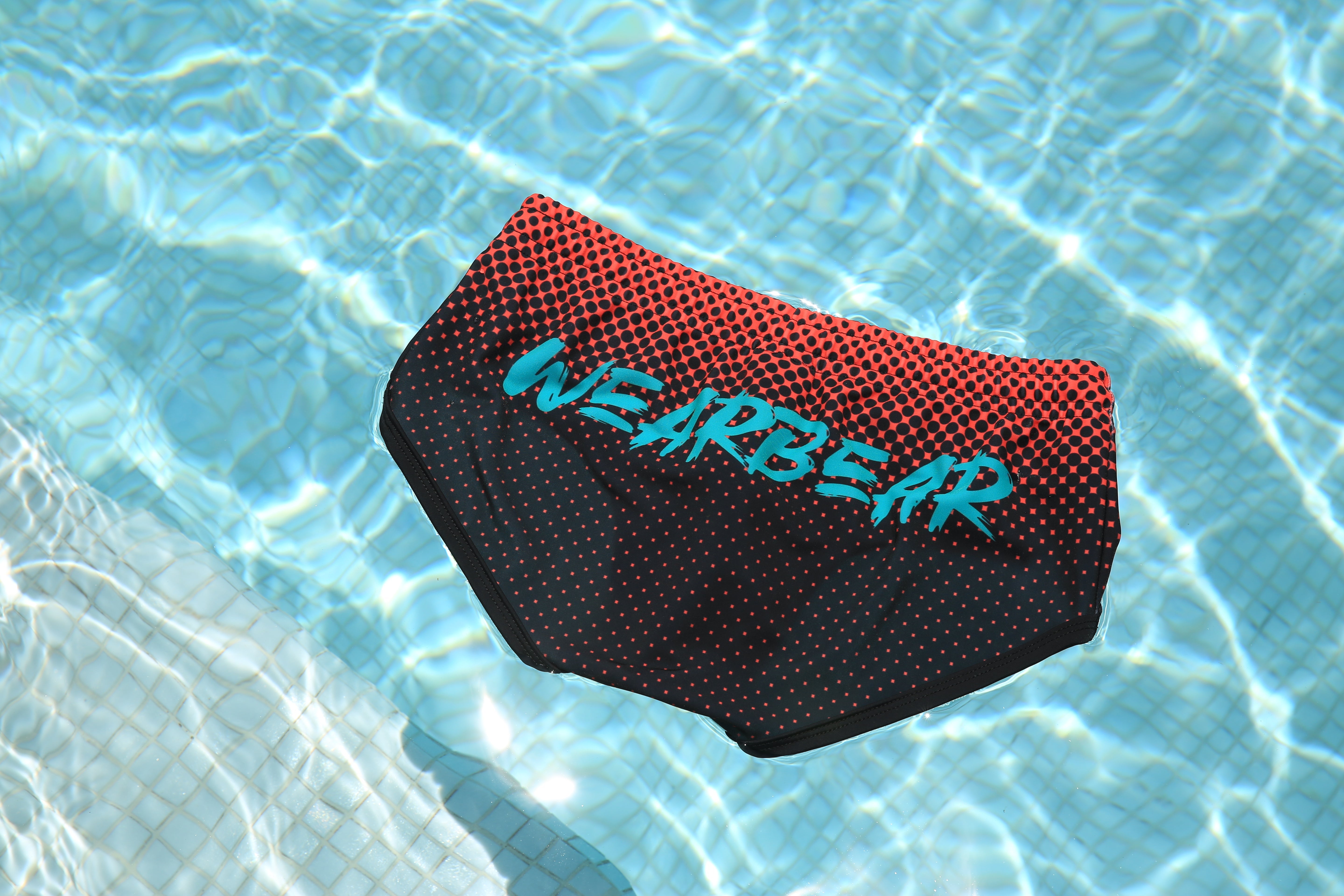 Miami Splash Black and Red