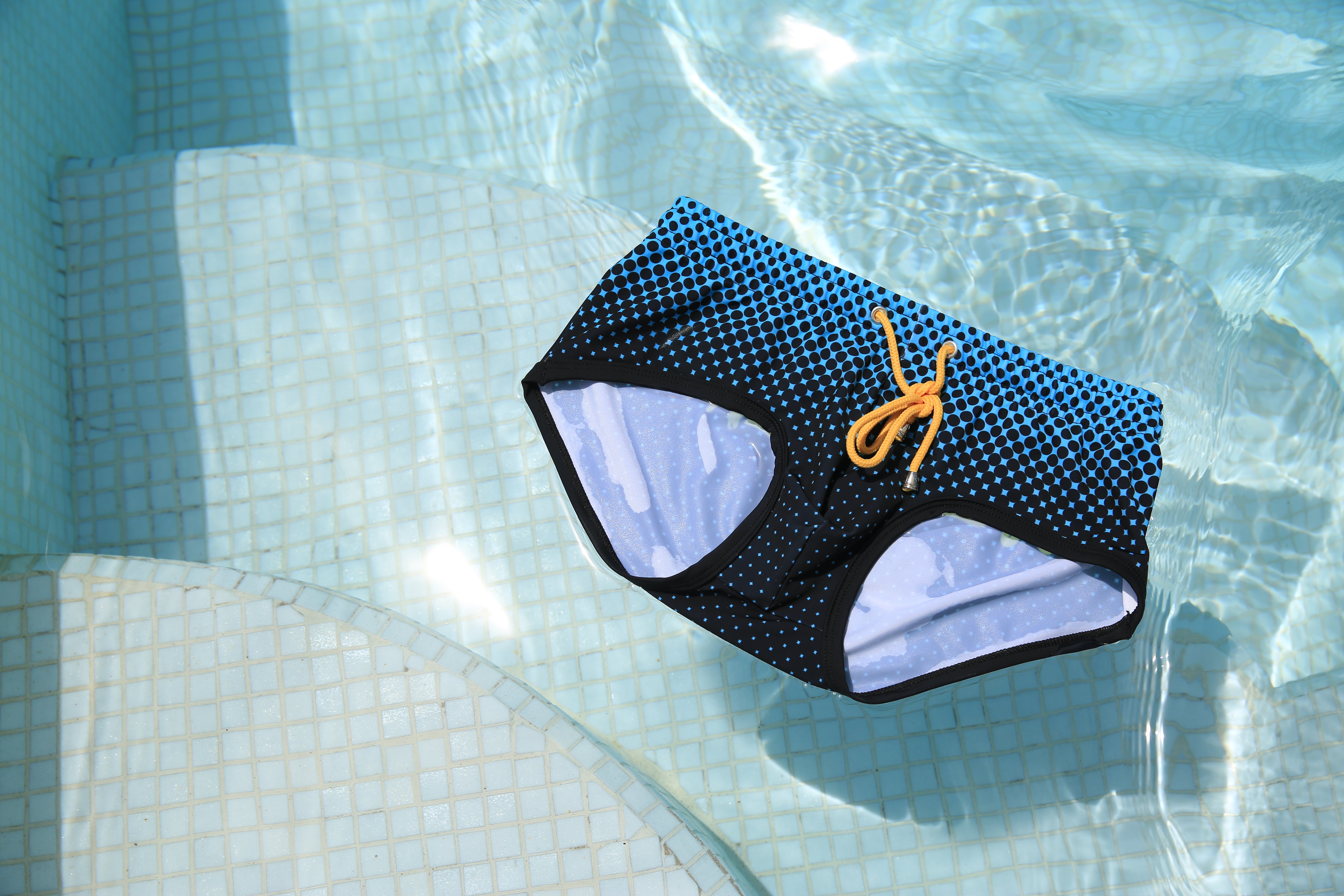 Miami Splash Black and Teal