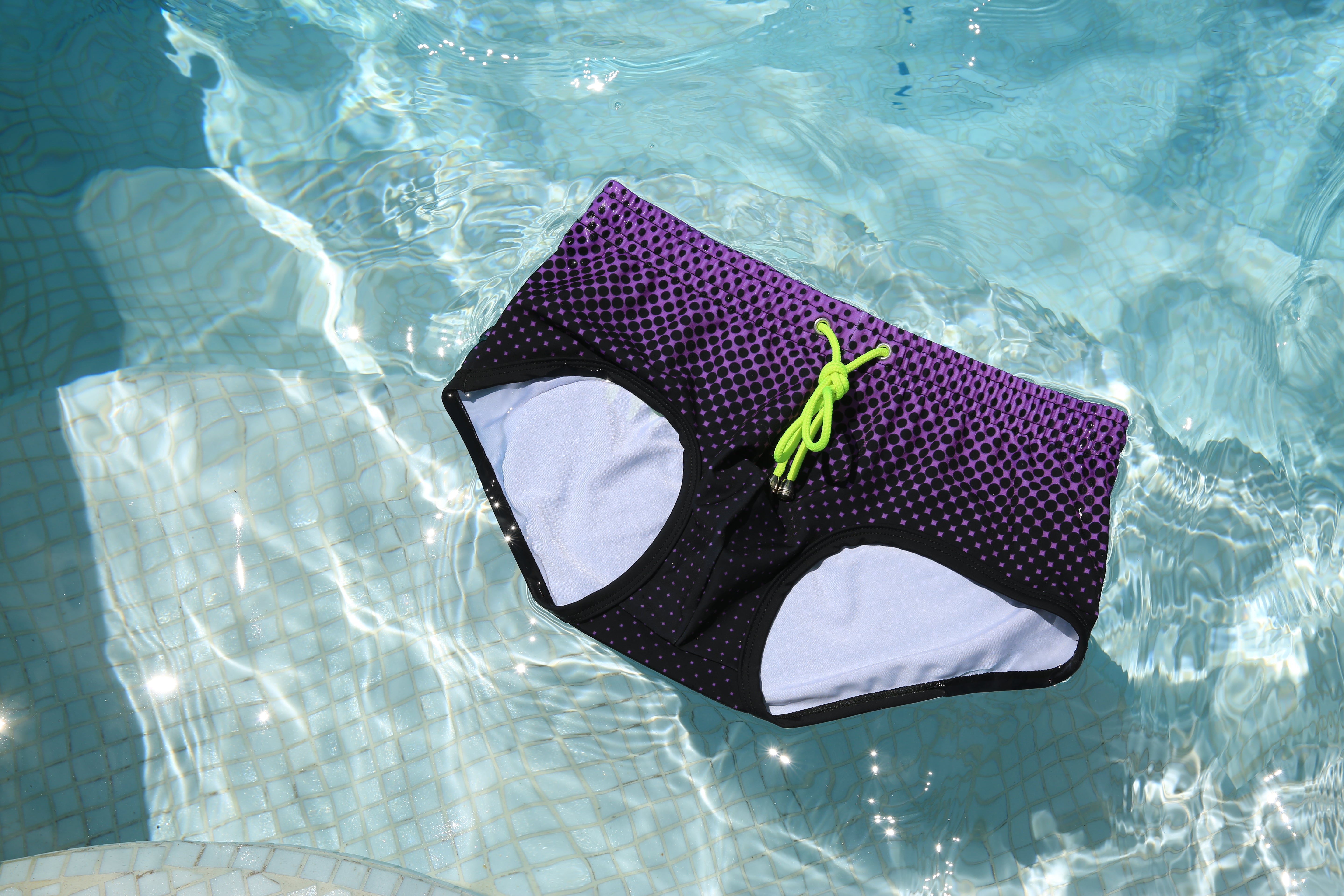 Miami Splash Black and Purple