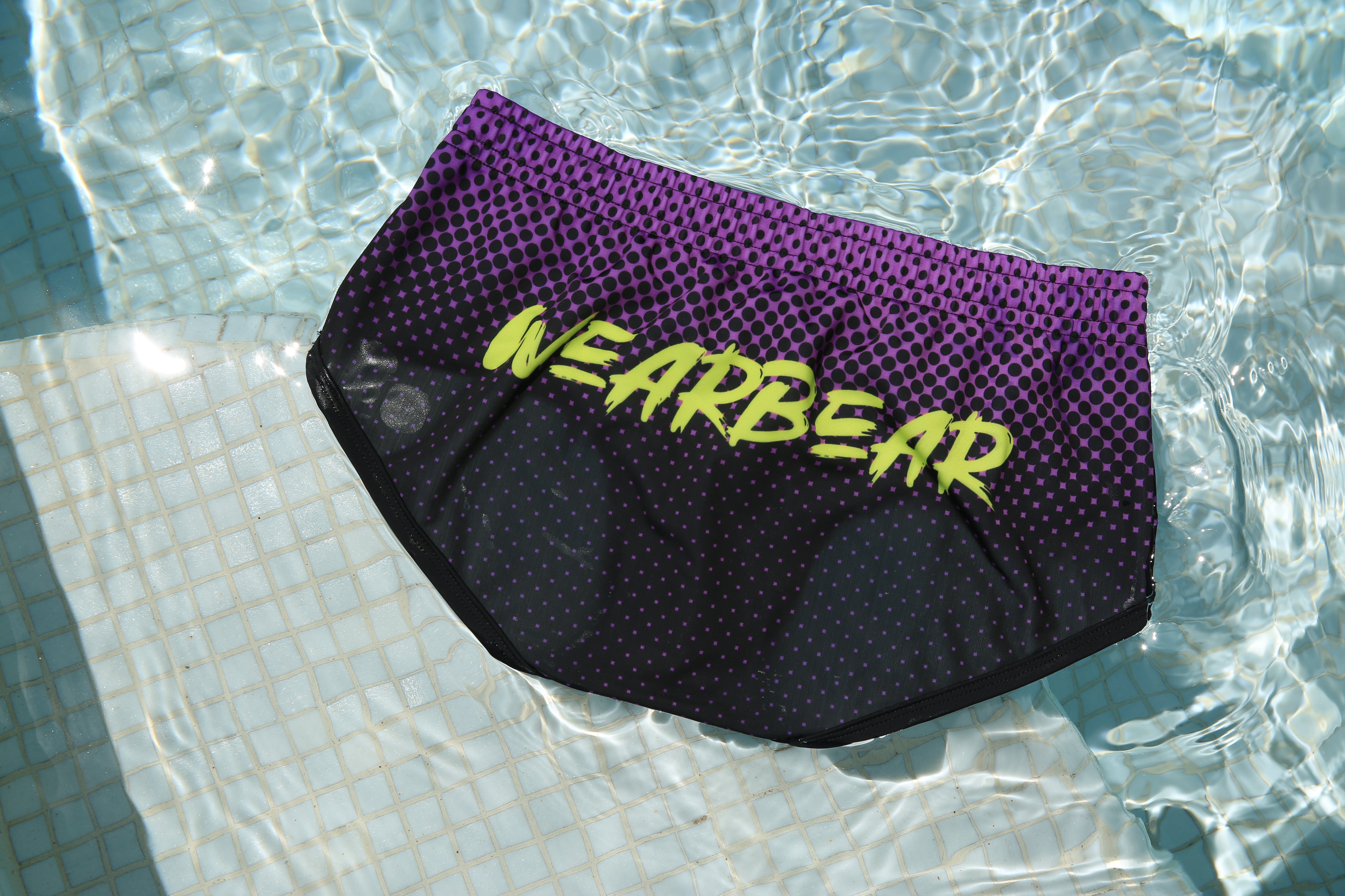 Miami Splash Black and Purple