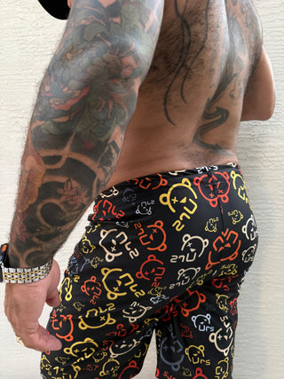 Board Shorts: Urs MultiPrint Bear