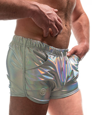 Shorts: Flare Iridescent