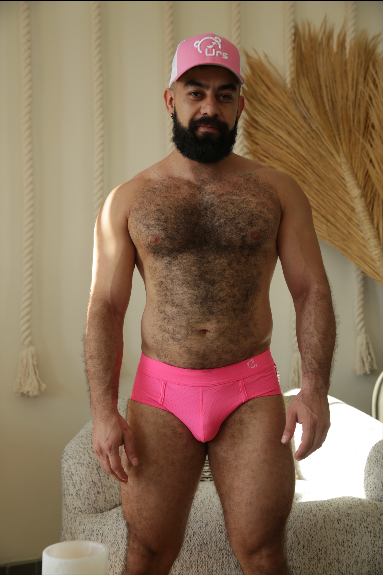 Underwear Mesh Neon Pink