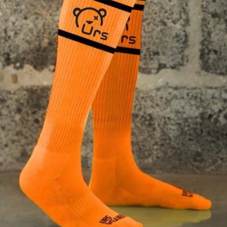 Socks - Orange w/Black