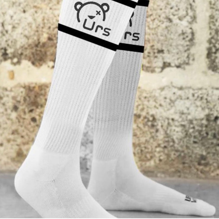 Socks - White w/Black