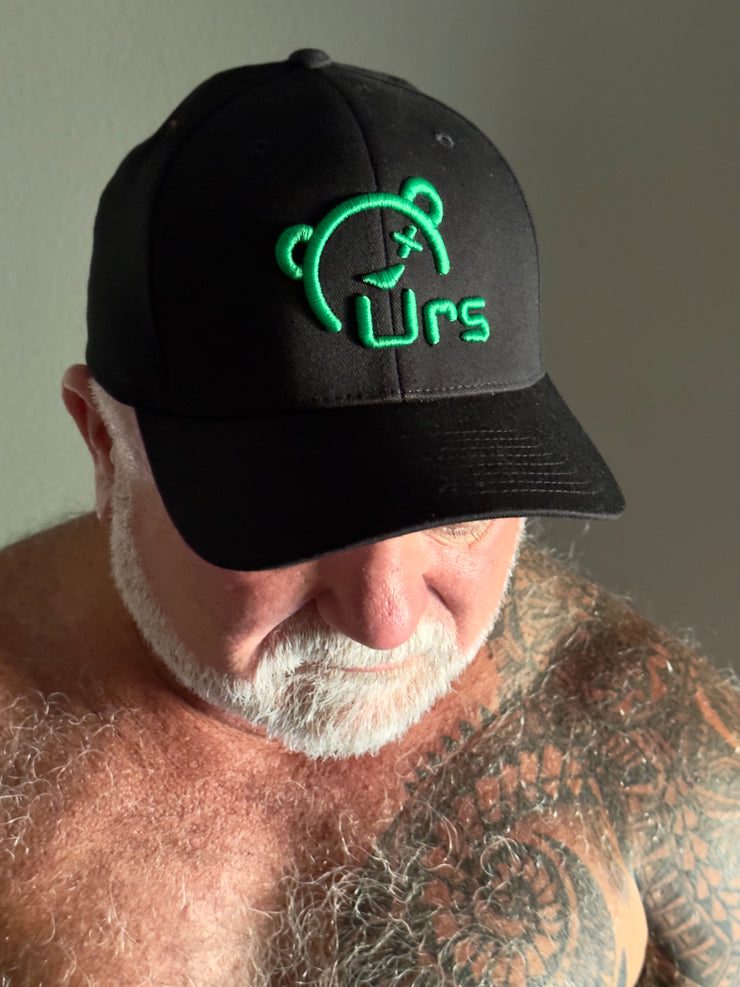 URS Cap - Black - 3D Green