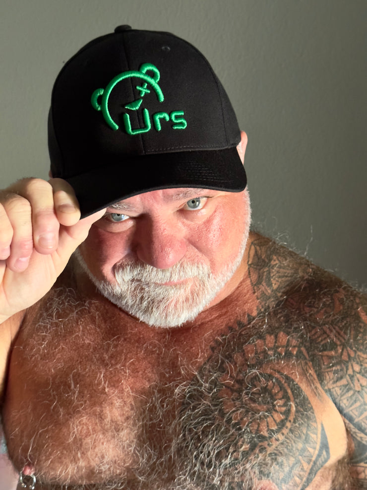 URS Cap - Black - 3D Green