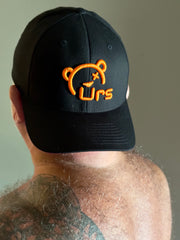 URS Cap - Black - 3D Orange