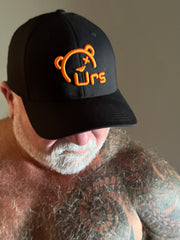 URS Cap - Black - 3D Orange