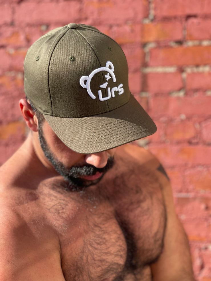 URS Cap - Olive - 3D White